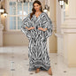 Fashion Personalized Cotton Printed Beach Dress Women Grayceful LLC