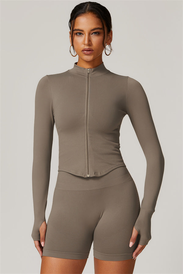 The Delight Jacket Shorts 2-Piece Set Fitglutes Activewear Gymwear Sportswear & Workout Clothes