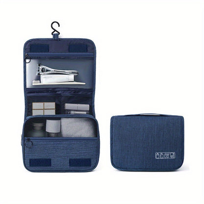 [Large Makeup Organizer] Durable Polyester Large Capacity Makeup Organizer Bag | Travel & Business, Wet & Dry Separation, Multiple Compartments for Cosmetics, Toiletries, And Accessories NovaCart