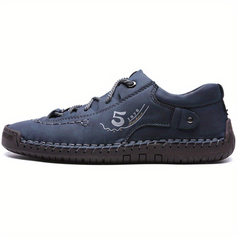 Men's Handmade Stitching Casual Shoes Flats Outdoor Walking Sneakers NovaCart