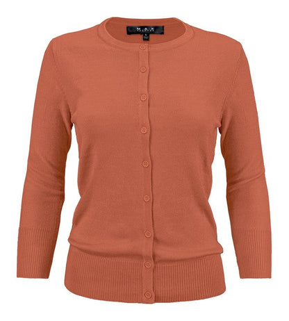 Crewneck Button Down Knit Cardigan Sweater Shop Style & More | Fresh Looks, Everyday Deals & Free Shipping