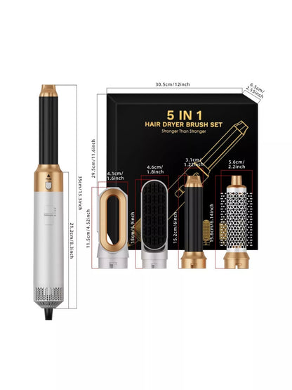 5-in-1 Interchangeable Hot Air Brush New Era Fashion LLc