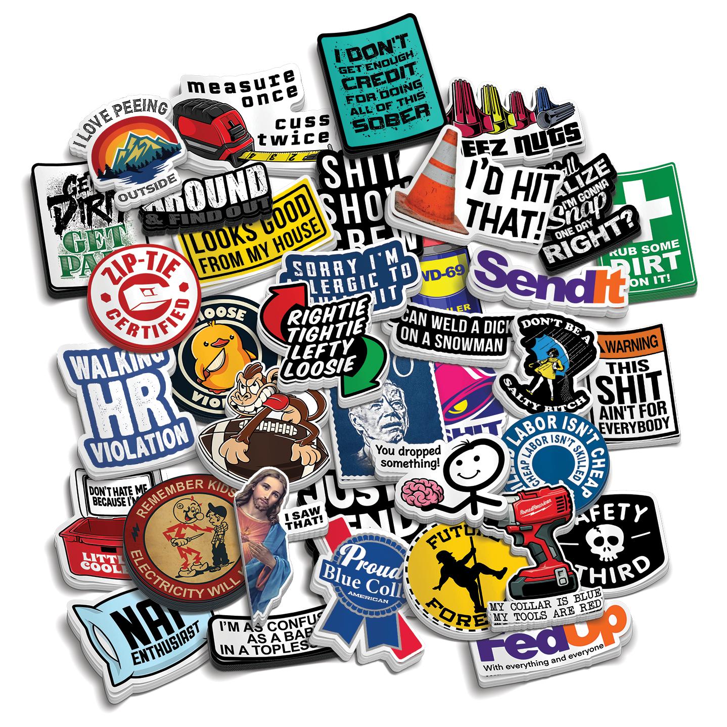 Best Seller Sticker Packs Armed American Supply