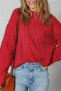 Cable Knit Long Sleeve Sweater Shop Style & More | Fresh Looks, Everyday Deals & Free Shipping