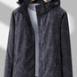 Women'S Outdoor Windbreaker Jacket | Casual Stand Collar, Non-Stretch Fabric, Random Print, Long Sleeve, Zipper Closure, Detachable Hood NovaCart