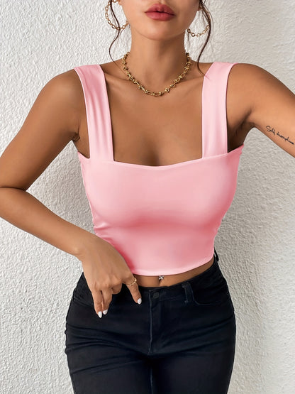 European And American Sexy Chest-Revealing Waist-Cinching Camisole NovaCart
