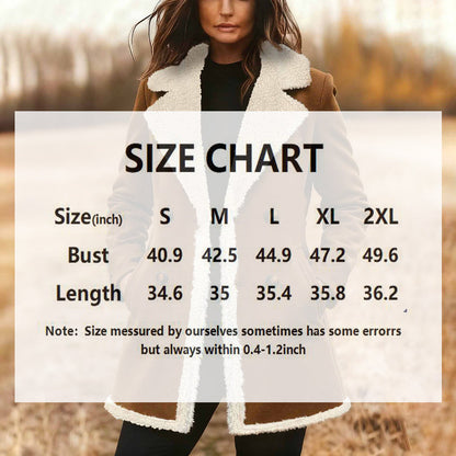 Women's Suede-Look Trench Coat FitiqueFit