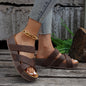 Braided Strap Platform Sandals New Era Fashion LLc