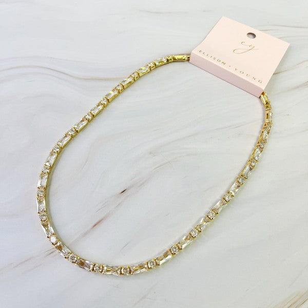 Mixed Shape Sparkle Tennis Necklace Shop Style & More | Fresh Looks, Everyday Deals & Free Shipping