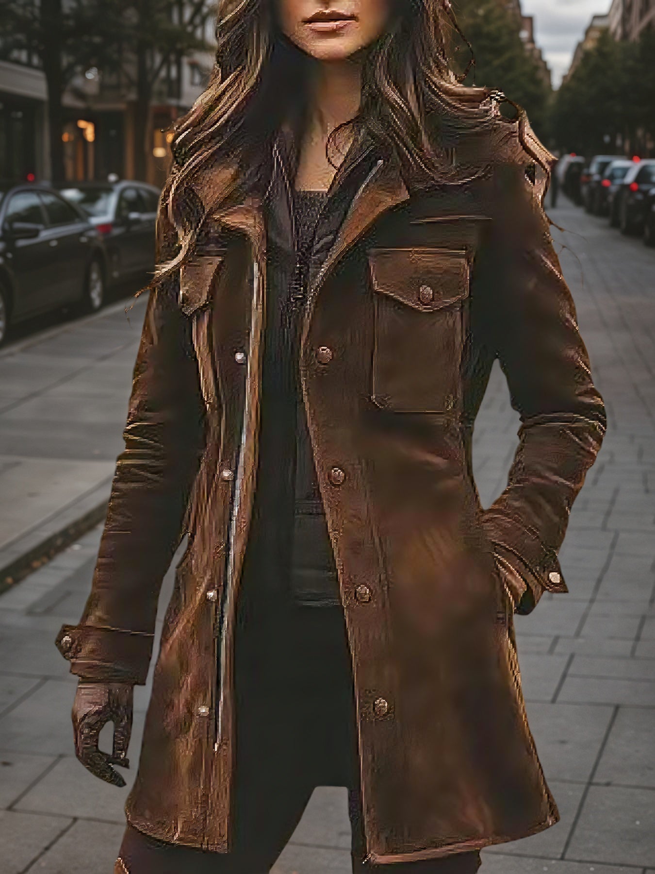 Women’s Vintage Style Long Winter Jacket – Warm Windproof Autumn Coat FitiqueFit
