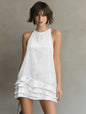 Women's Sleeveless A-Line Midi Dress Loose Fit FitiqueFit