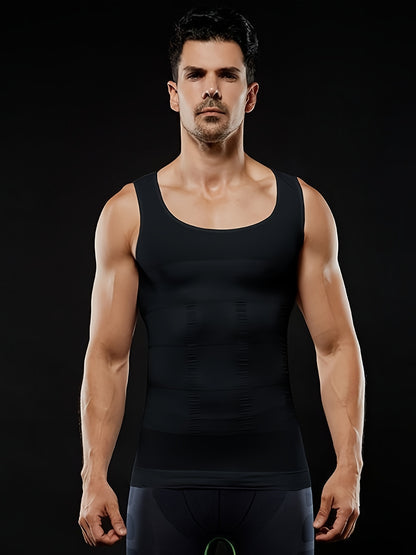 Men's Compression Body Shaper Tank Top, Slimming Vest NovaCart