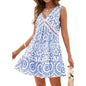 Boho V-Neck Sleeveless Summer Beach Dress FitiqueFit