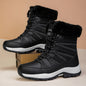 Women’s Winter Fleece-Lined Thicker Non-Slip Cotton-Padded Outdoor Mid-Boots FitiqueFit