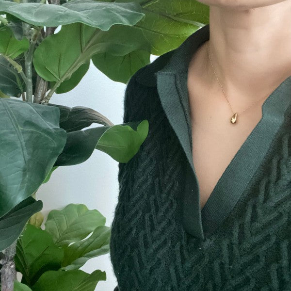 Mini Teardrop Pendant Necklace Shop Style & More | Fresh Looks, Everyday Deals & Free Shipping