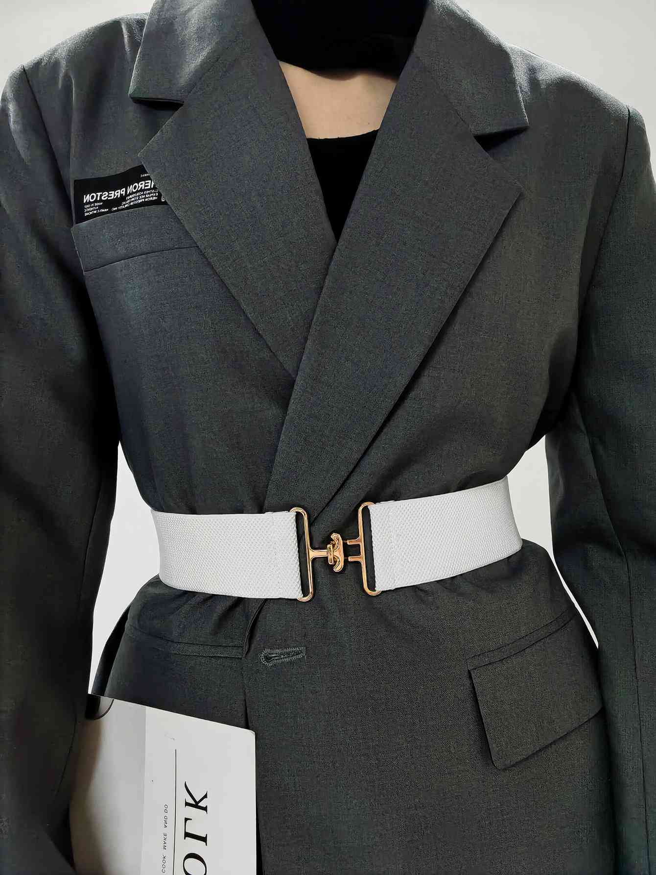 StylishFit Elastic Wide Belt – Adjustable Comfort and Chic Design See size chart under “more details” The Fashion Celestial