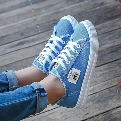 Women'S Casual Round Toe Solid Color Canvas Shoes, Small White, Flat Bottom, PVC Sole, Fabric Upper And Insole, Hand Wash, No Dry Clean, Spring, Autumn, All Season 2022 NovaCart
