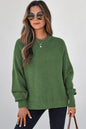 Solid Textured Knit Crewneck Sweater Shop Style & More | Fresh Looks, Everyday Deals & Free Shipping