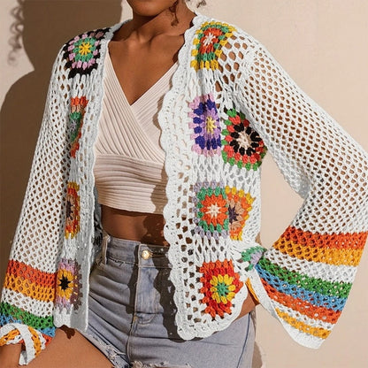 Women's Elegant Crochet Cardigan FitiqueFit
