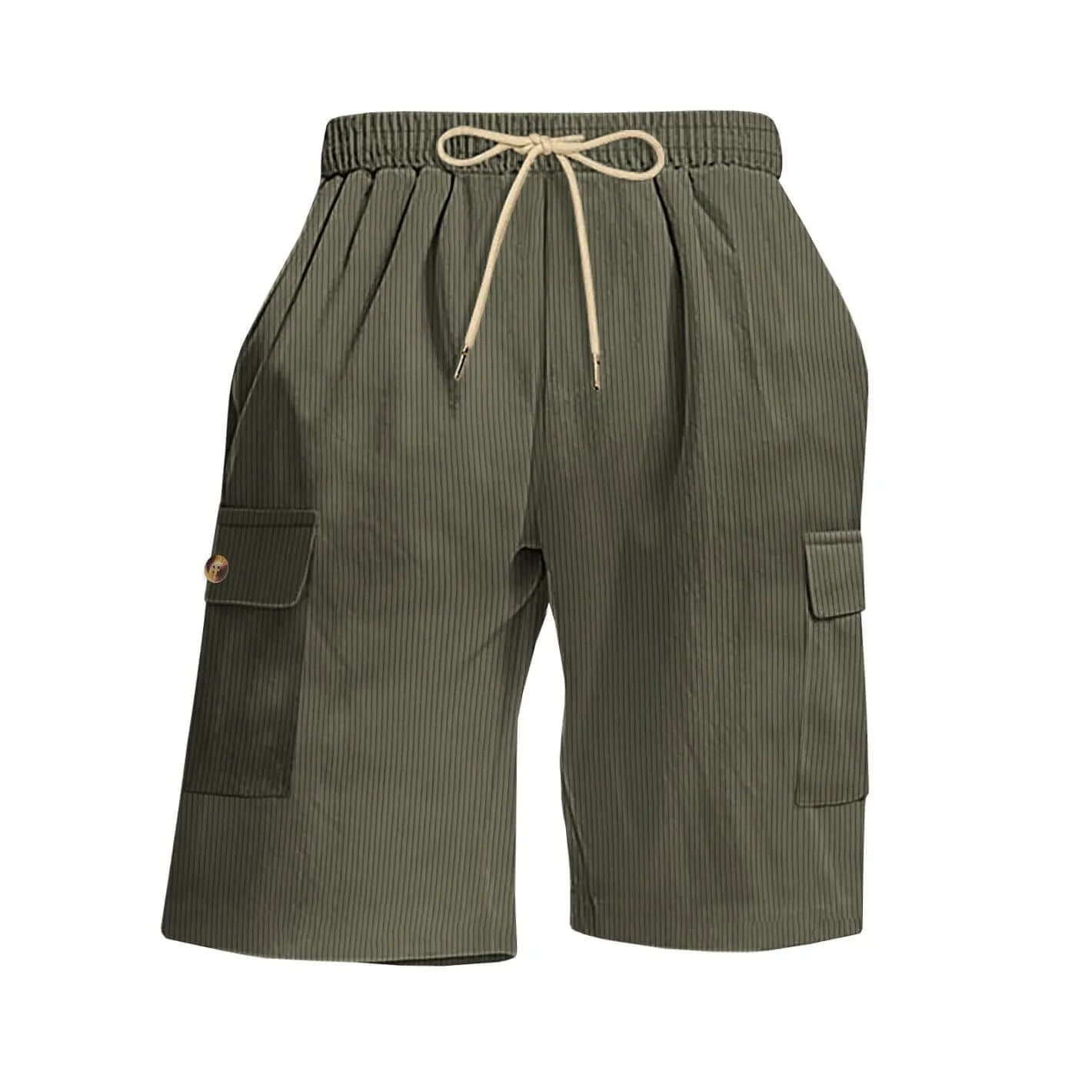 Mens Corduroy Multi-Pocket Shorts For Sports SnagBag
