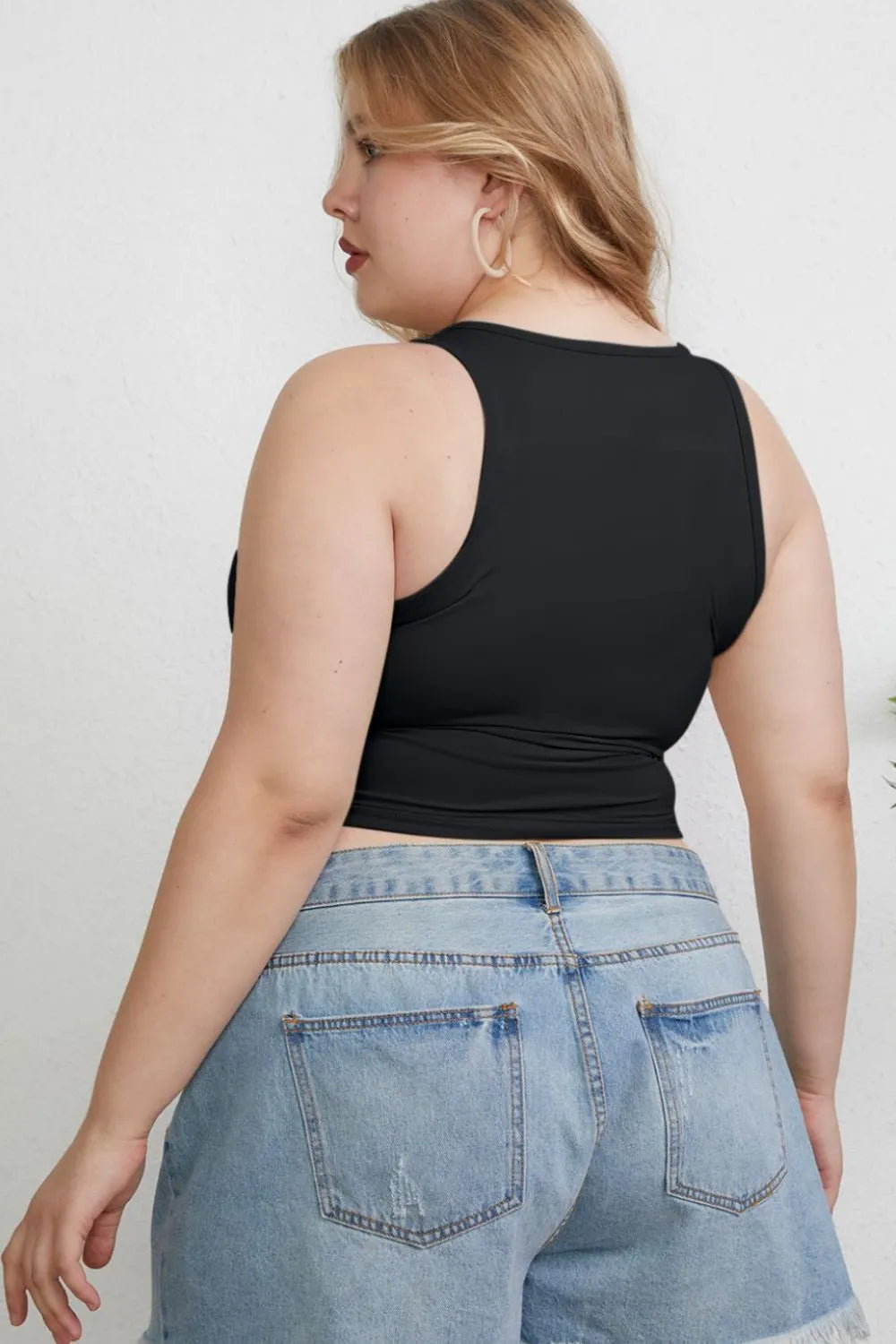 Basic Bae Full Size Round Neck Slim Tank New Era Fashion LLc