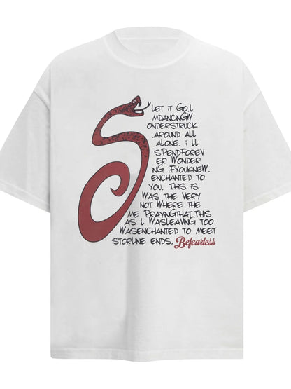 Men's Letter Round Neck Short Sleeve T-Shirt New Era Fashion LLc