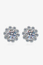 Moissanite Jewelry Floral-Shaped Stud Earrings – Sparkling 1 Carat Design See size chart under “more details” The Fashion Celestial