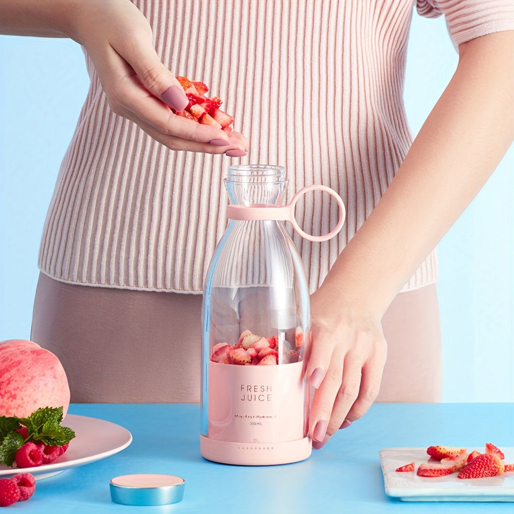 [Portable Fruit Blender] Wireless Mini Fruit Blender Juicer - 350ML Portable Electric, Perfect for On-the-Go! NovaCart