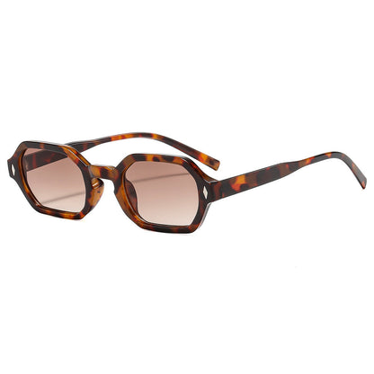 Polygonal Small-Frame Sunglasses – Hexagonal Unisex UV Protection FitiqueFit