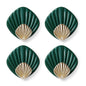 4pcs Creative Shell Shape Wall Hanging Hook Punch-free Strong Adhesive Hook Bathroom Kitchen Wall-mounted Seamless Sticky Hook  Shell Hook Non-Punching Strong Adhesive Adhesive Hook Bearing Door Behind Wall Bathroom Kitchen Key Holder Stevvex