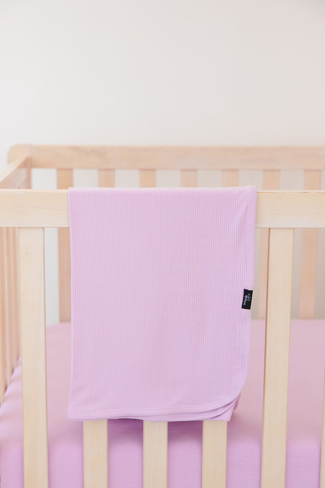 (SOLID, ribbed) Saltwater Princess - Lightweight Blanket Blush Lotus