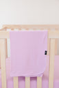 (SOLID, ribbed) Saltwater Princess - Lightweight Blanket Blush Lotus