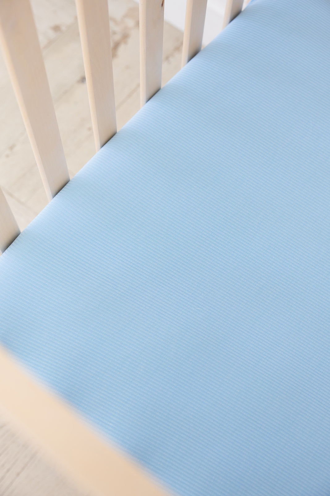 (SOLID, ribbed) Neverland - Crib Sheet Blush Lotus