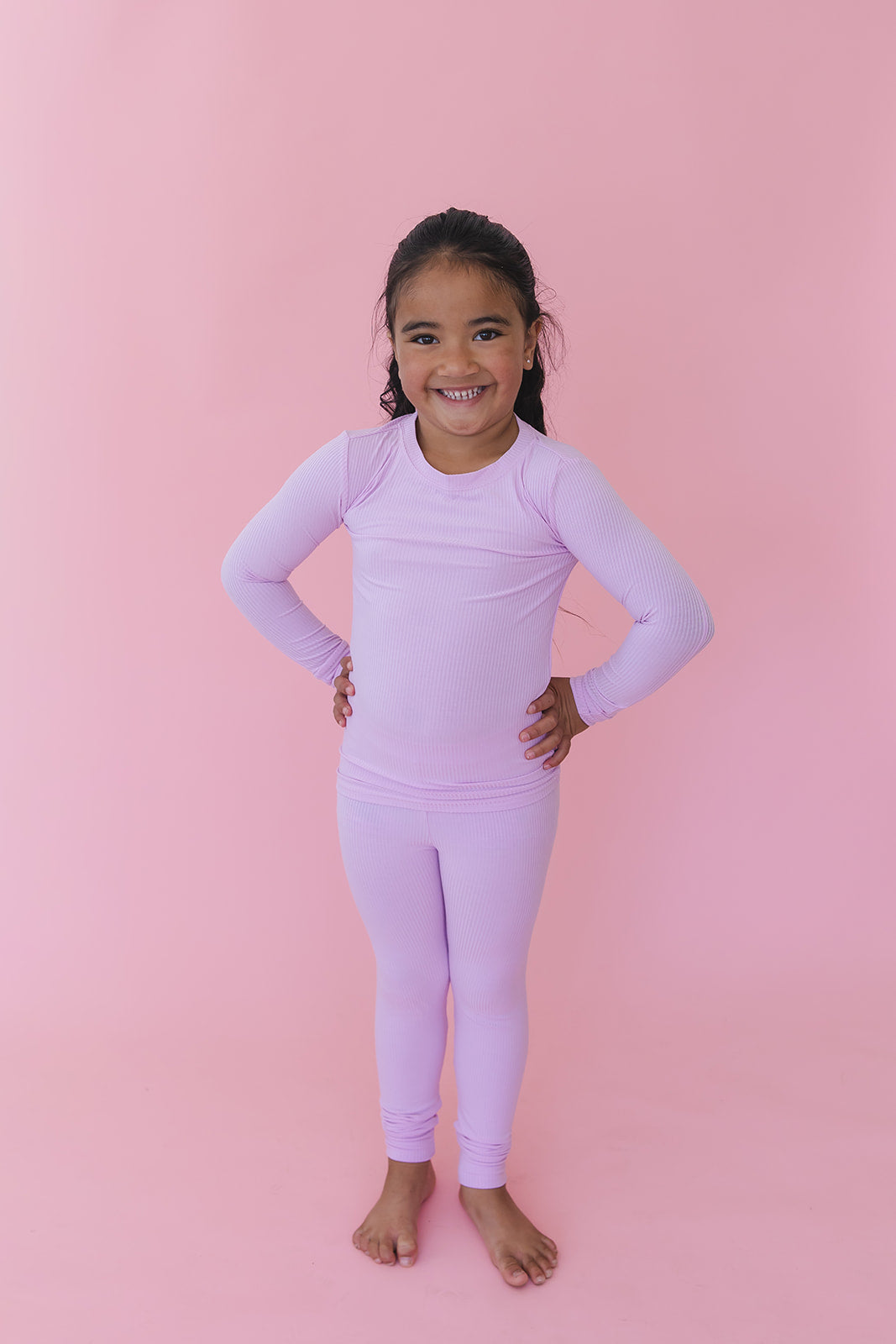 (SOLID, ribbed) Saltwater Princess - Set Blush Lotus