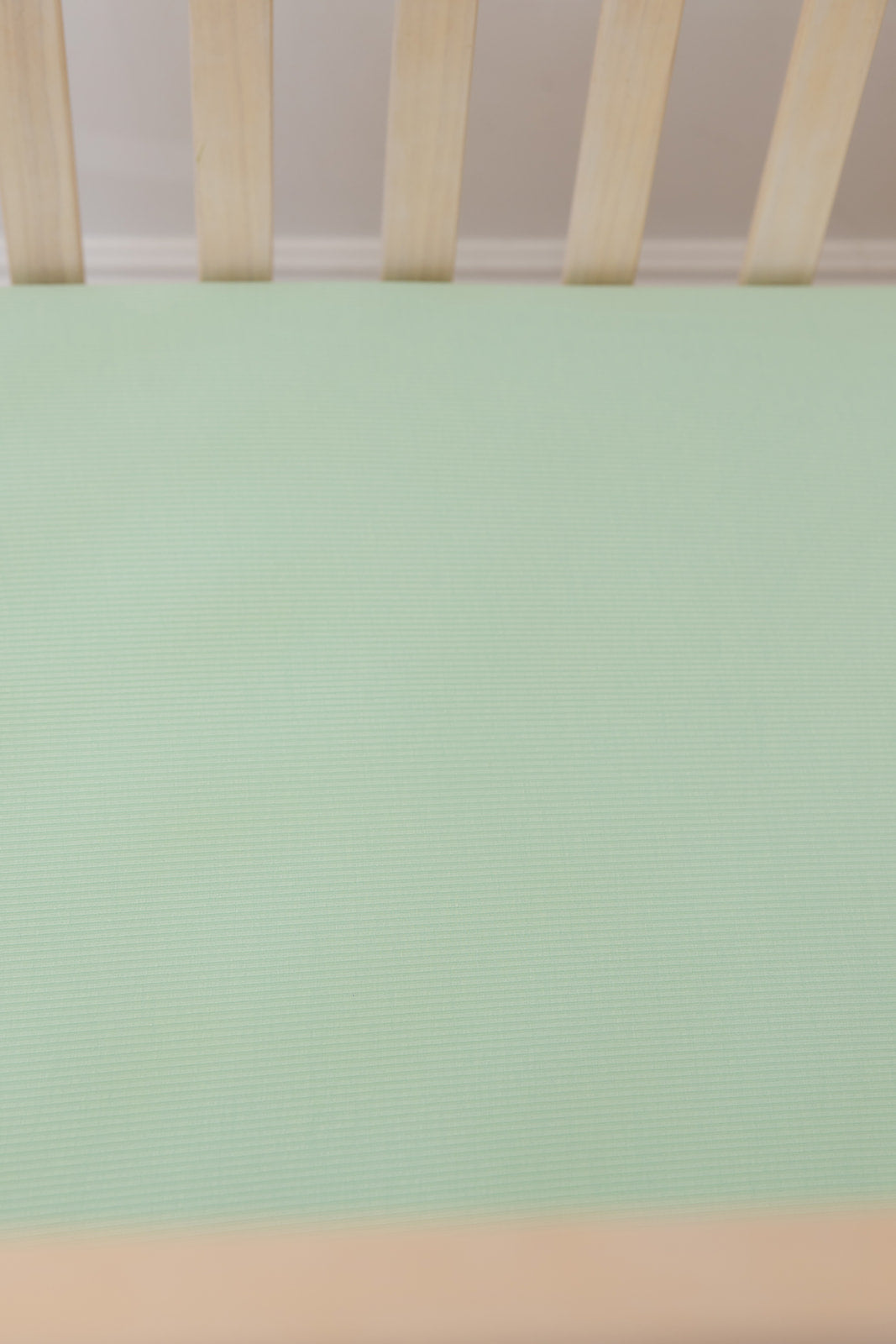 (SOLID, ribbed) Lion Around - Crib Sheet Blush Lotus