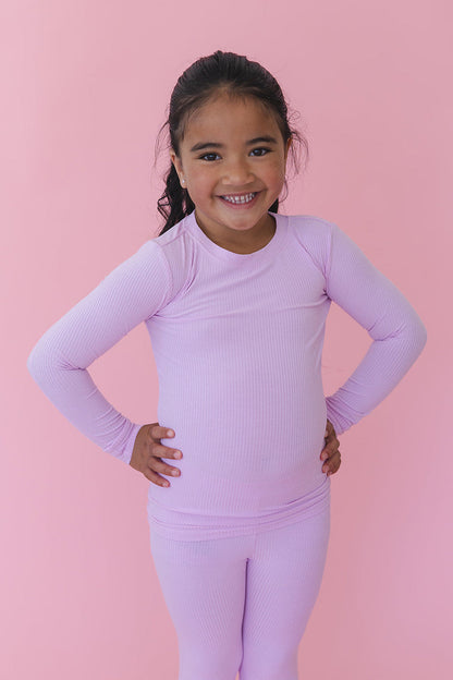 (SOLID, ribbed) Saltwater Princess - Set Blush Lotus