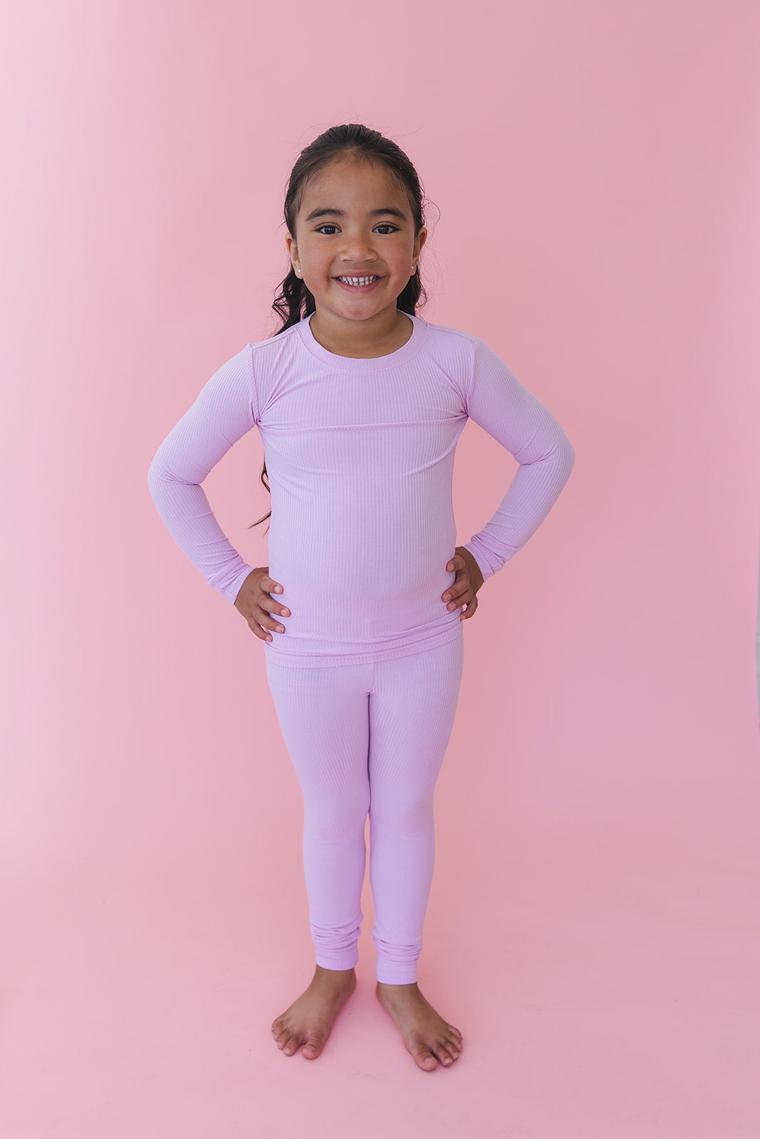 (SOLID, ribbed) Saltwater Princess - Set Blush Lotus