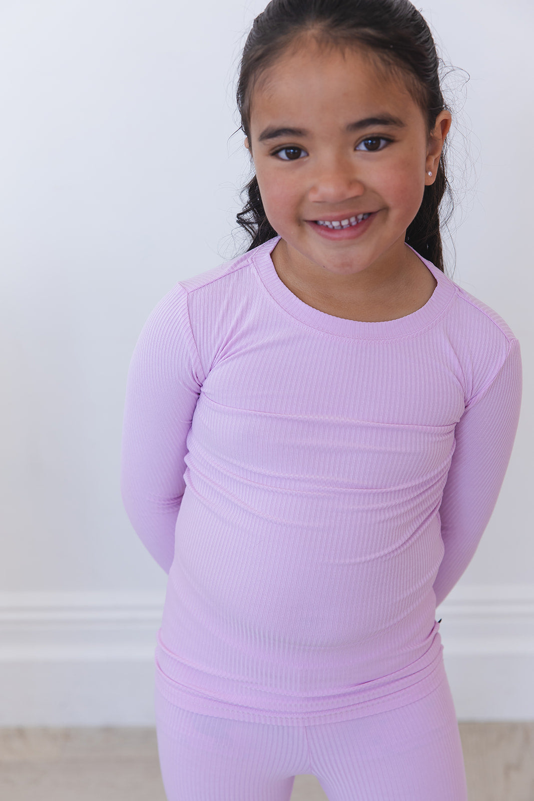 (SOLID, ribbed) Saltwater Princess - Set Blush Lotus