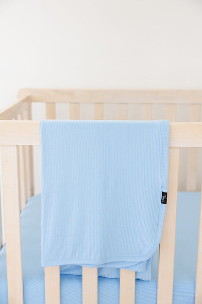 (SOLID, ribbed) Neverland - Lightweight Blanket Blush Lotus
