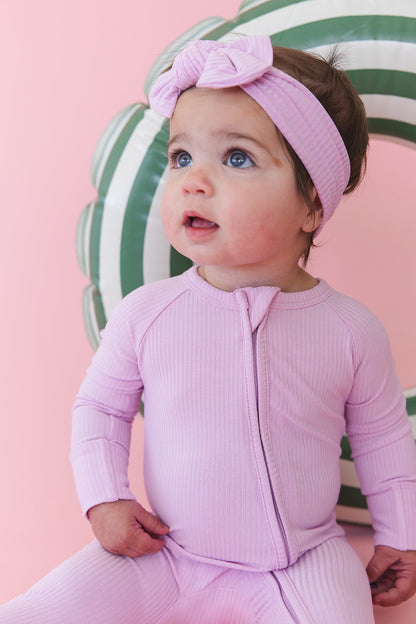 (SOLID, ribbed) Saltwater Princess - Zippy Blush Lotus