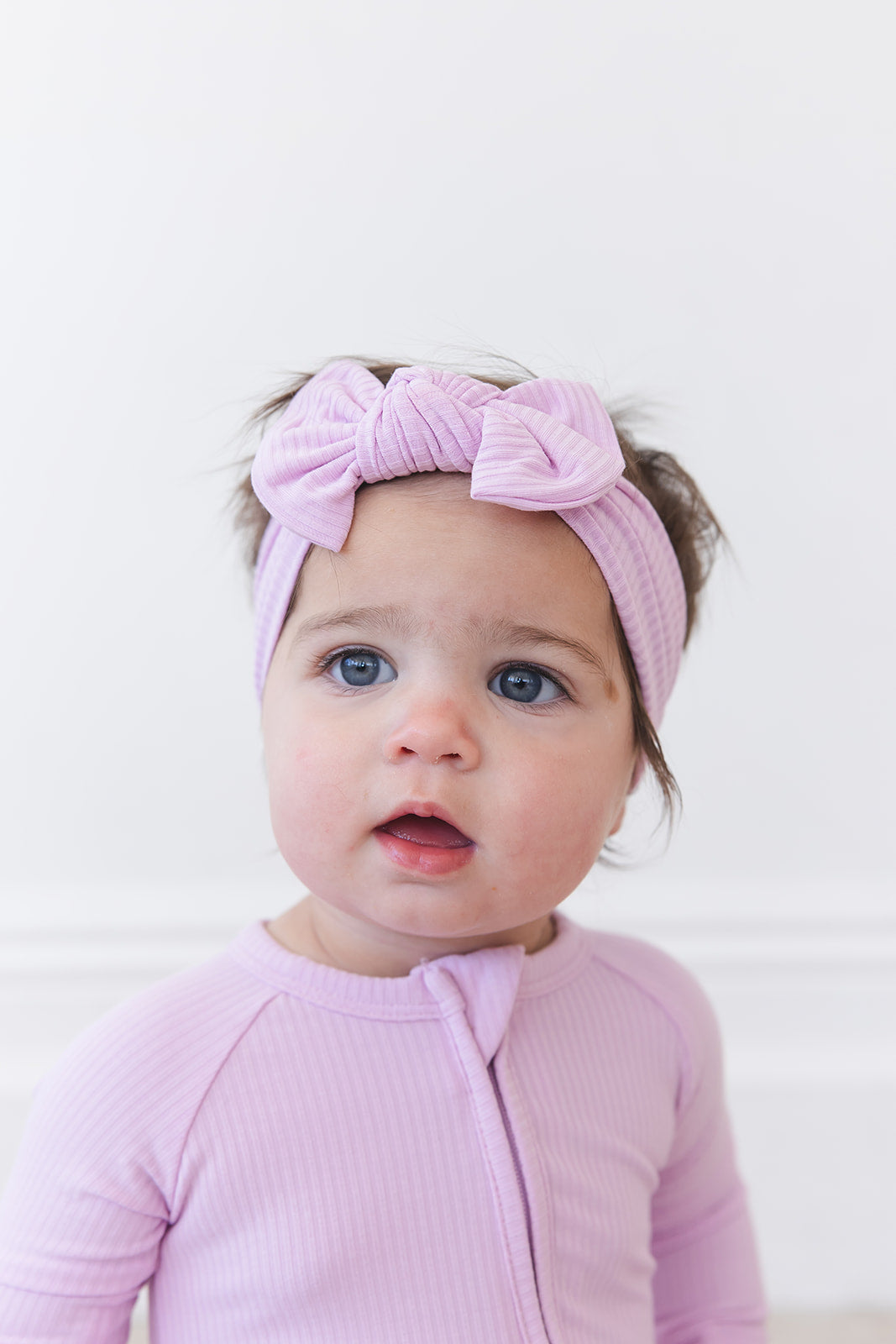 (SOLID, ribbed) Saltwater Princess - Headband Blush Lotus