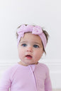 (SOLID, ribbed) Saltwater Princess - Headband Blush Lotus
