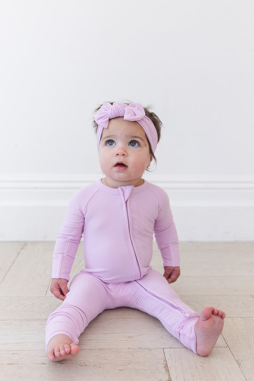 (SOLID, ribbed) Saltwater Princess - Zippy Blush Lotus