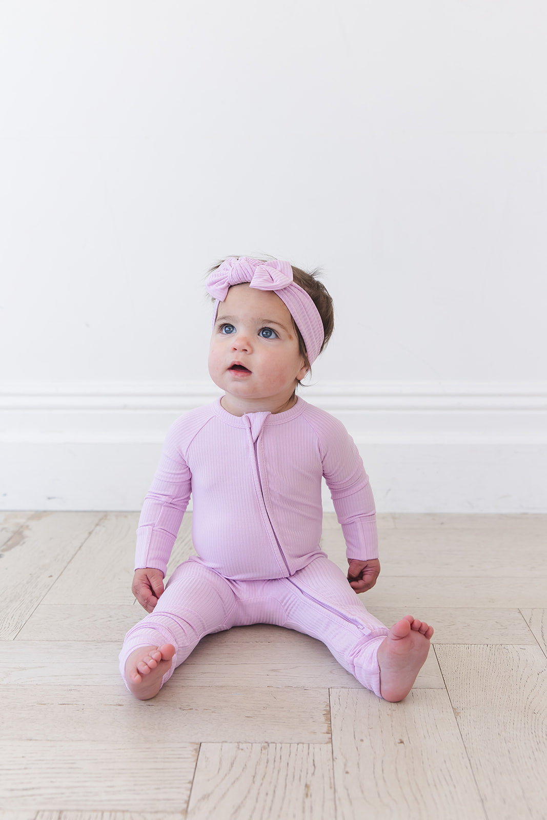 (SOLID, ribbed) Saltwater Princess - Zippy Blush Lotus