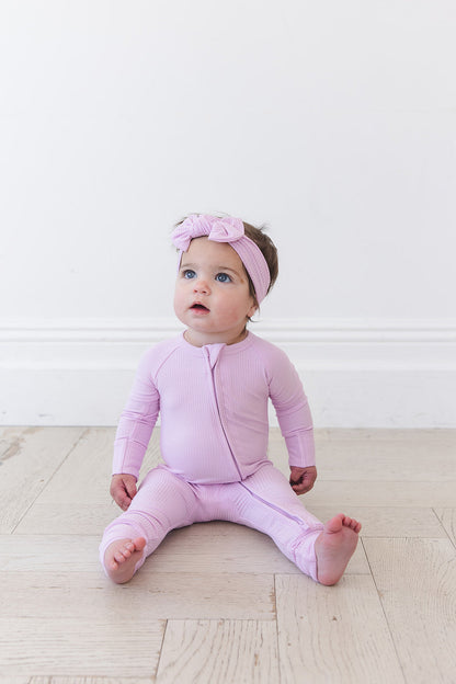 (SOLID, ribbed) Saltwater Princess - Zippy Blush Lotus