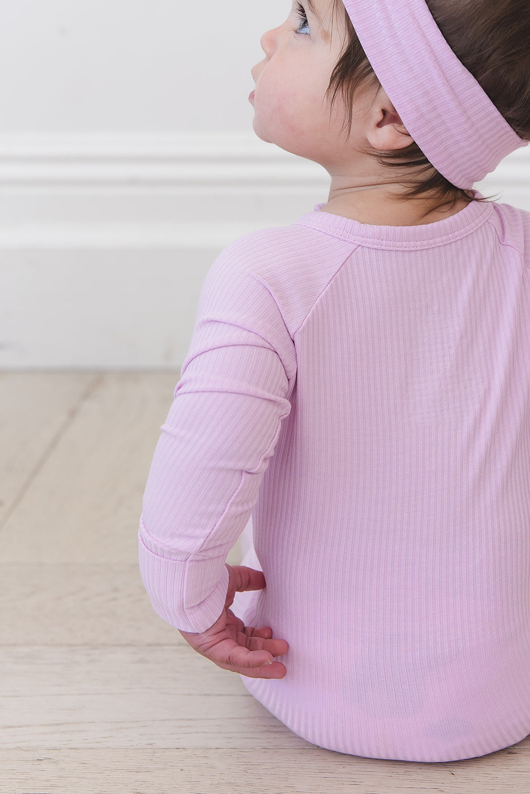 (SOLID, ribbed) Saltwater Princess - Zippy Blush Lotus