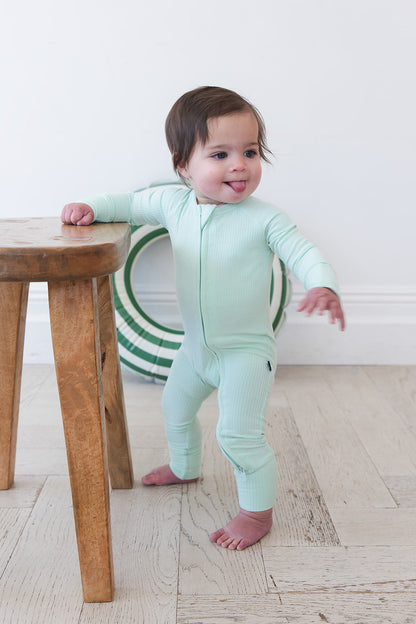 (SOLID, ribbed) Lion Around - Zippy Blush Lotus
