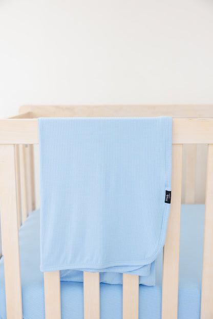 (SOLID, ribbed) Neverland - Lightweight Blanket Blush Lotus