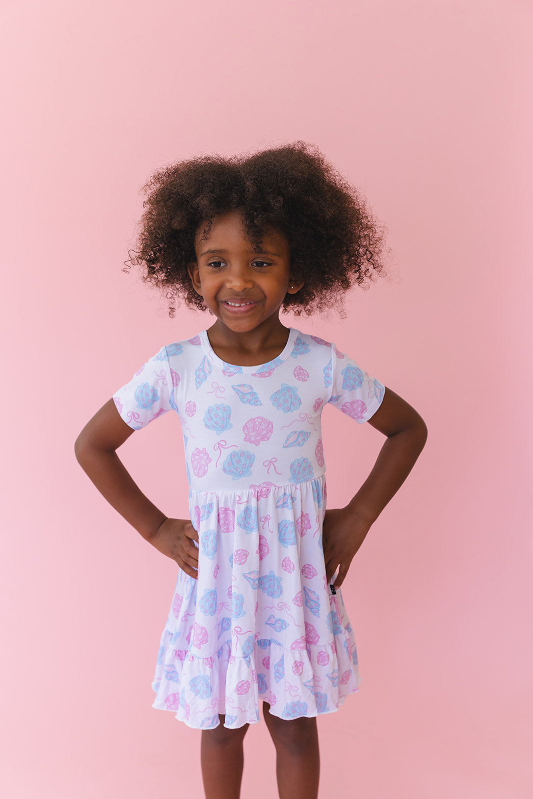 Cove - Ruffle Dress Blush Lotus