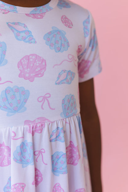 Cove - Ruffle Dress Blush Lotus